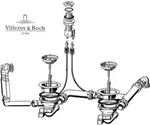 Villeroy & Boch YB5 K&uuml;chen Kollektionen Profi Ablaufgarnitur - Wei&szlig;