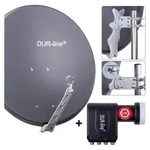 DUR-line Select 75/80 Satellitensch&uuml;ssel Komplettset mit +Ultra Octo LNB &ndash;...