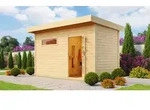 weka Saunahaus FARSUND x B x T x H x 415 x 250 x 0 - Braun