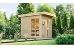 weka Saunahaus 45 mm KUOPIO mit neuem Fenster, natur x B x T x H x 263 x 298 x 0 -