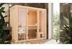 Karibu Sauna Innensauna Avari 2 Fronteinstieg ohne Zubeh&ouml;r 216x122x198 cm ohne