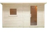HOME DELUXE - Outdoor Saunahaus TALO XL - f&uuml;r 5 Personen, inkl. Vorraum - Ma&szlig;e: 400