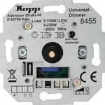 Kopp 845500181 LED Universal Druckwechsel-Dimmer RLC-LED 100W - Hellgrau