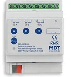 MDT Schaltaktor 3-fach, 4TE, REG, 16/20 A, 230V AC, mit Wirkleistungsz&auml;hler, 1 Stk.