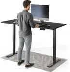 DESKSPACE PRO Plus Elektrisch H&ouml;henverstellbarer Schreibtisch, 160x80 cm...