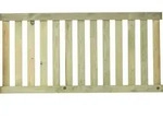 Vorgartenzaun PLUS Ligno 150 x 73 cm kesseldruckimpr&auml;gniert - Braun