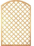 Zaun Teilelement Bogen-Rankgitter 120 x 180/160 cm kesseldruckimpr&auml;gniert