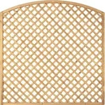 Zaun Hauptelement Bogen-Rankzaun 180 x 180/160 cm kesseldruckimpr&auml;gniert