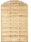 T&J MAXI BOGEN Lamellenzaun 120 x 180/160 cm