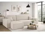 Kaiser M&ouml;bel Ecksofa mit schlaffunktion und bettkasten, Sofa L-form, Couch L-form
