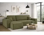 Kaiser M&ouml;bel Ecksofa mit schlaffunktion und bettkasten, Sofa L-form, Couch L-form