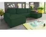 Wohnlandschaft mit Schlaffunktion Totti - U-Form Couch, Schlafsofa mit...