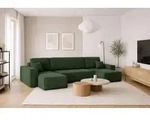 Kaiser M&ouml;bel Ecksofa mit schlaffunktion und bettkasten, Sofa U-form, Couch...
