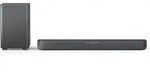 PHILIPS Soundbar 2.1 TAB5309/10 mit kabellosem Subwoofer schwarz - Grau