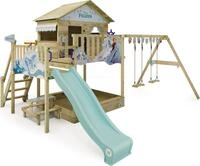 Spielturm Wickey Disney&rsquo;s Quest mit Rutsche und XXL Sandkasten in Himmelblau