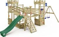 Kletterger&uuml;st Wickey Smart Arch mit Schaukel und Wackelbr&uuml;cken in Gr&uuml;n