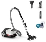 Philips Staubsauger 6000 Series, 900 W, wei&szlig; (XD6122/12) - Wei&szlig;