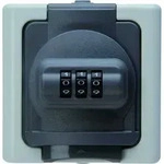 KOPP Steckdose 1f arkws glz AP horiz Klappd IP44
