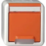Gira SCHUKO-Steckd. KD + BSF WG AP Orange 4440309 - Orange