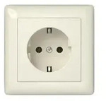GIRA Steckdose 1f cws glz UP IP20 Schutzkontakt - Wei&szlig;