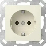 GIRA 446601, Schuko, Cremefarben, Gl&auml;nzend, 250 V, 16 A, 250 V - Beige