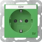 Gira Schutzkontaktsteckdose Typ F 16 Ampere 250 Volt mit - Gr&uuml;n