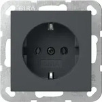 GIRA Steckdose SCHUKO 418028 SRK System 55 anthra - Grau