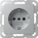 Gira Steckdose Schutzkontakt Typ F 16 Ampere 250 Volt Schraubklemmen - Silber