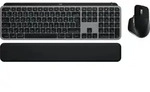 Logitech MX Keys S Combo for Mac, Kabellos, RF Wireless + Bluetooth, Scherenschalter,