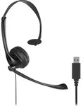 Kensington - Headset - On-Ear - kabelgebunden - USB-A - Schwarz - Schwarz