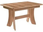 Esstisch ausziehbar Darya 120 x 80 x 75 Esszimmertisch Kernbuche lackiert 12081 -