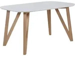 SalesFever Esstisch skandinavisches Design | Gestell Holz massive Eiche |...