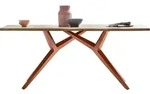 SIT M&ouml;bel Esszimmertisch 240 cm aus Wildeiche | Tischplatte natur | Gestell...