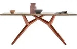SIT M&ouml;bel Esstisch Baumkante | Tischplatte 36 mm Akazie natur | 160 x 85 cm 