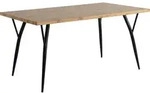 SIT M&ouml;bel Tisch 150x90 cm | Platte MDF Eiche-Optik | St&auml;rke 35 mm | Tischbeine