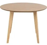 Actona Roxby Esstisch Rubberwood/Holzwerkstoff &Oslash;105x76 cm - Braun