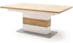 Esstisch S&auml;ulentisch Brixen | ausziehbar | Pinie Aurelio / Grandson Oak |...