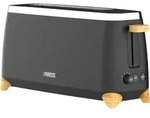Princess 142361, 2 Scheibe(n), Schwarz, Silber, Holz, Metall, Tasten, Drehregler,