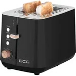 ECG ST 2768 Timber Black | Toaster | 2 F&auml;cher f&uuml;r Toast | 7 Intensit&auml;tsstufen 