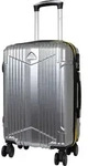Hartschalen-Koffer Kleiner Handgep&auml;ck Reisekoffer Daytona 58 cm Silber - Silber/Grau