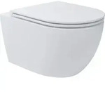 Whirlflush H&auml;nge Wand WC Soho 3.0 Sp&uuml;lrandlos Tornado Sp&uuml;lung Wei&szlig; Glanz mit