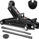 DEUBA&reg; hydraulischer Wagenheber 3 Tonnen Hubh&ouml;he 135-400mm inkl. 2 Gummiauflagen