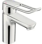 HA EHM WT-Batt. HANSACLINICA 4502 CU-Rohr B&uuml;gelh. Bed.he. lang Ausld. 114 - Silber