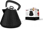 Kabelloser Wasserkocher ELDOM C275 3000W, 1,5L, schwarz, Diamond Kollektion - Schwarz