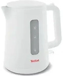 Tefal Element KO200130, 1,7 l, 2400 W, Wei&szlig;, Kunststoff, Wasserstandsanzeige,