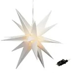 XXL LED Advents Stern warm wei&szlig; - 100cm - 3D Weihnachtsstern Fenster Deko zum