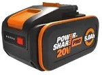 WORX WA3645, Akku, 5 Ah, 20 V, WORX, Schwarz, Orange, Lithium-Ion (Li-Ion) -