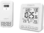 LCD Funk-Wetterstation mit Au&szlig;ensensor Wecker Funkuhr Kalender Datum 2 Alarme -