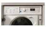 Indesit BI WDIL 861485 EU, Frontlader, Integriert, Links, Wei&szlig;, Tasten, Drehregler,