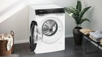 Siemens iQ700 WN54C2A0FR, Frontlader, Freistehend, Wei&szlig;, Links, Schwarz, Schwarz -